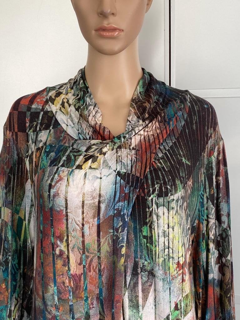 J620 Sommermann mt.XL=46/48 lange trui/shirt/blouse/tuniek, Maat 46/48 (XL) of groter, Ophalen of Verzenden, Zo goed als nieuw