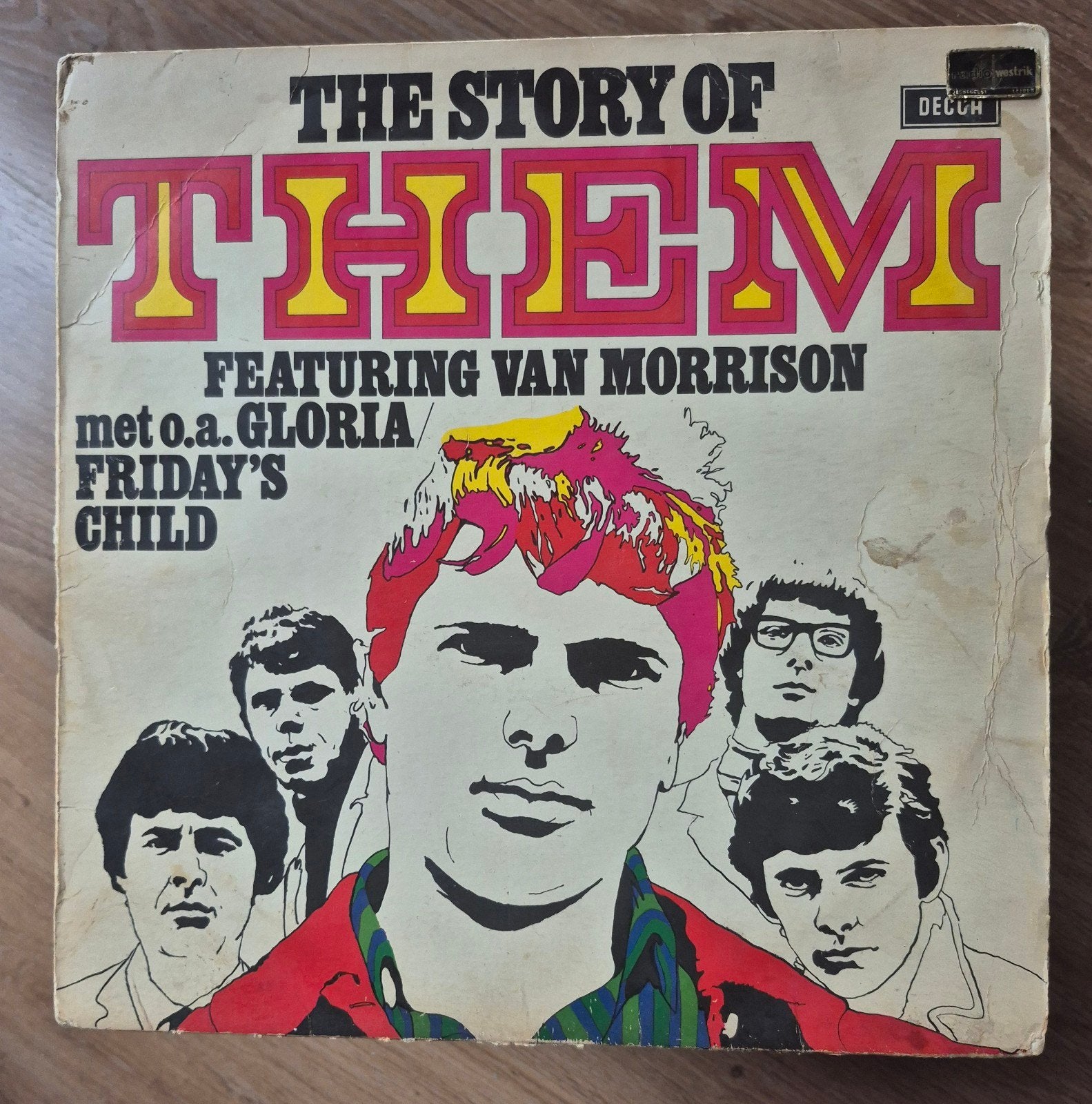The Story of Them featuring Van Morrison LP, LP, Rock, Gebruikt, Ophalen of Verzenden