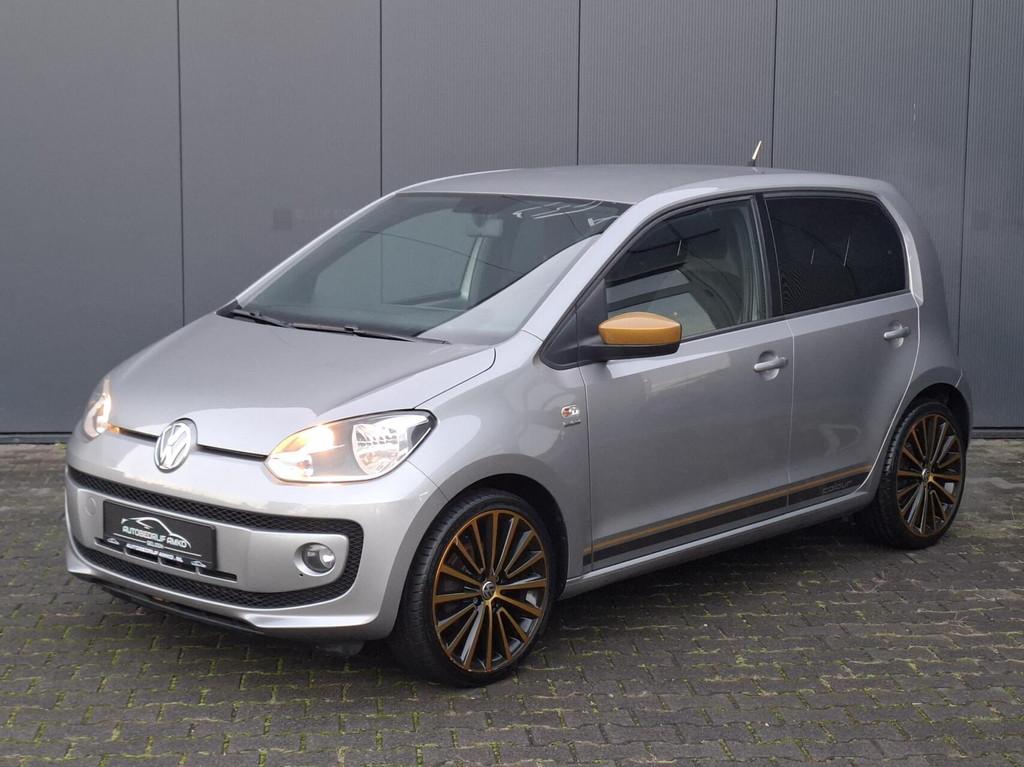 Volkswagen Up! 1.0 high up! AUTOMAAT / AIRCO / STOELVERW., Auto's, Volkswagen, Gebruikt, 4 stoelen, Elektrische ramen, 999 cc