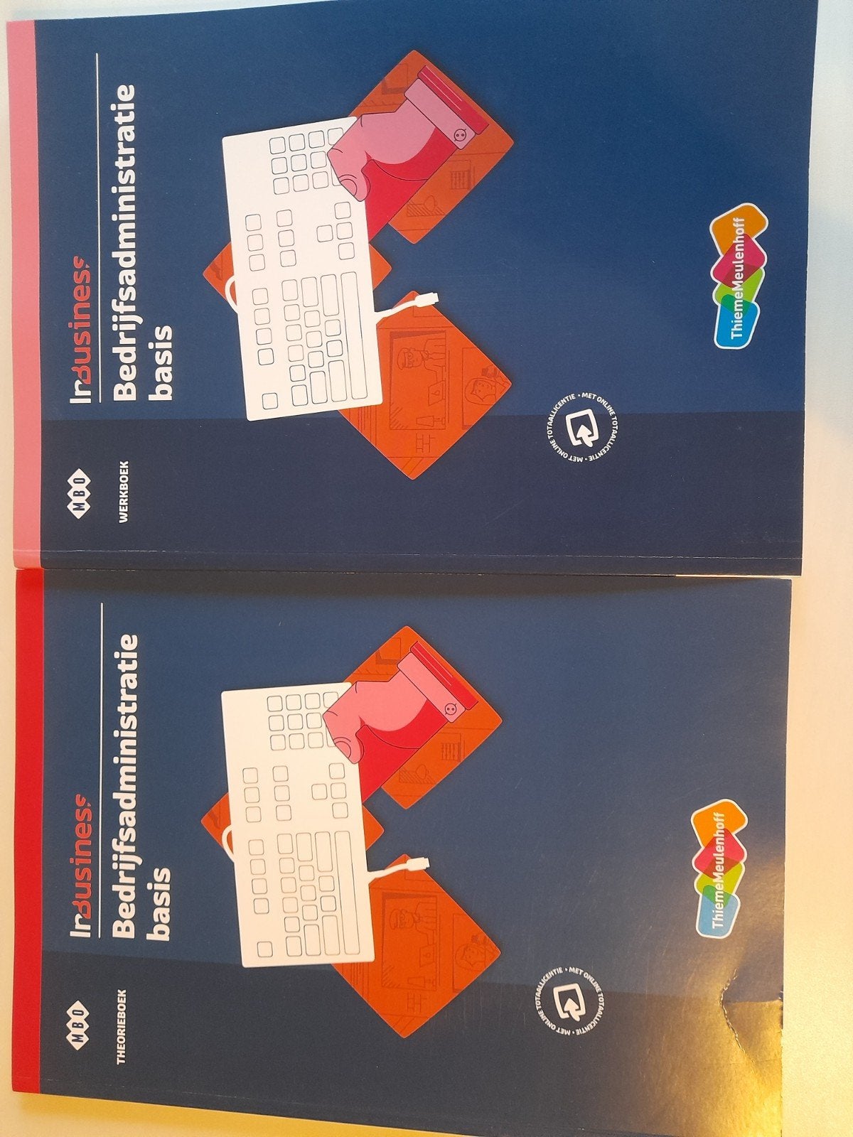 InBusiness Bedrijfsadministratie Basis - Werk & Theorieboek, Ophalen of Verzenden, Zo goed als nieuw, VMBO, Bedrijfseconomie of M&O