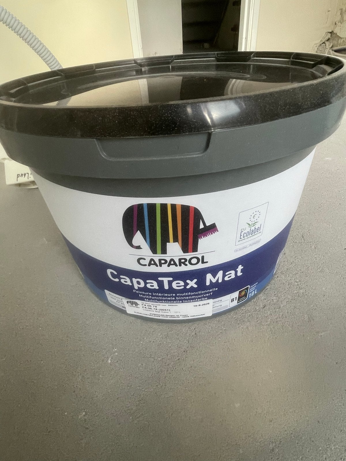 4 Emmers CapaTex Mat muurverf, 10L per stuk, Ophalen, Overige kleuren, Nieuw, Verf