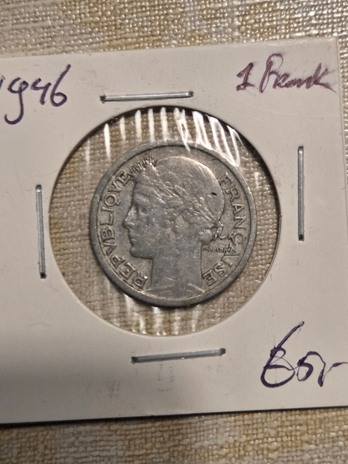 1 Frank 1946 Frankrijk - Munt, Ophalen of Verzenden, Frankrijk, Losse munt