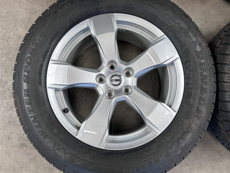 17 inch originele velgen + winterbanden volvo XC60 31423850, 18 inch, -, -, Banden en Velgen