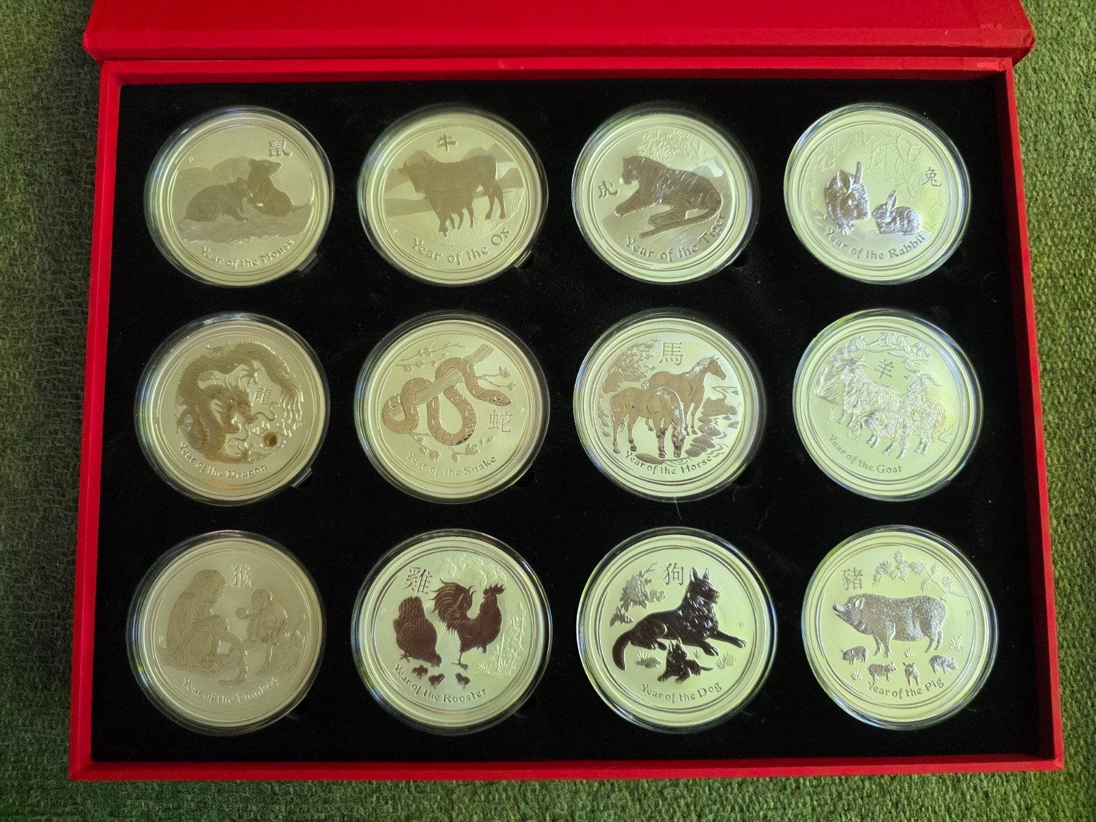 Lunar II set 2 ounce zilver., Ophalen of Verzenden, Zilver