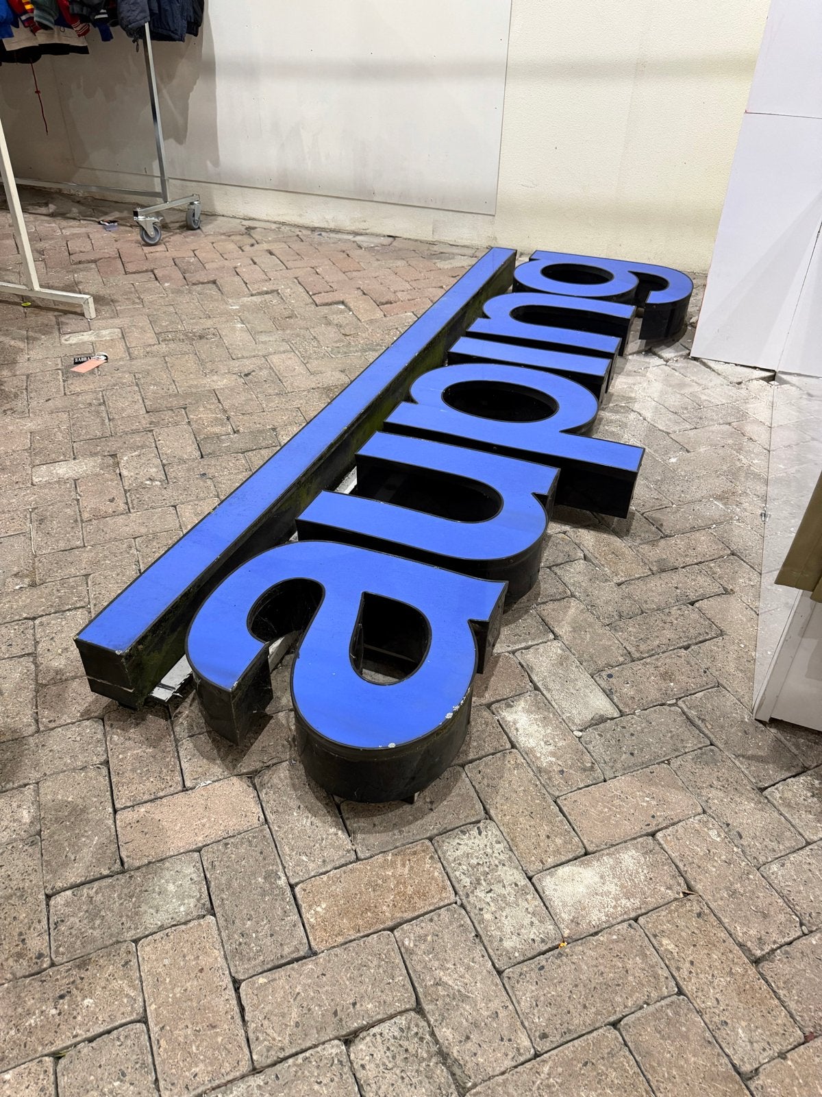 Auping licht reclame bord - 2,5m x 60cm, Antiek en Kunst, Ophalen