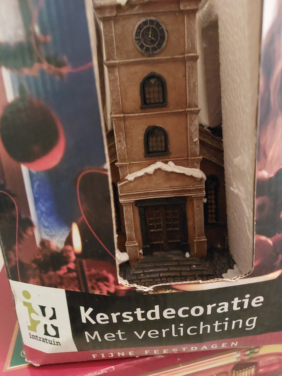 Kerk met licht intratuin, Ophalen of Verzenden, Zo goed als nieuw
