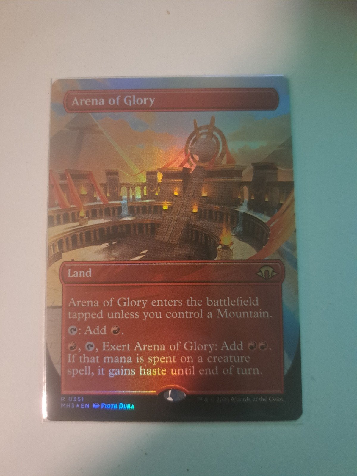 Arena of Glory FOIL, Ophalen of Verzenden, Zo goed als nieuw, Foil