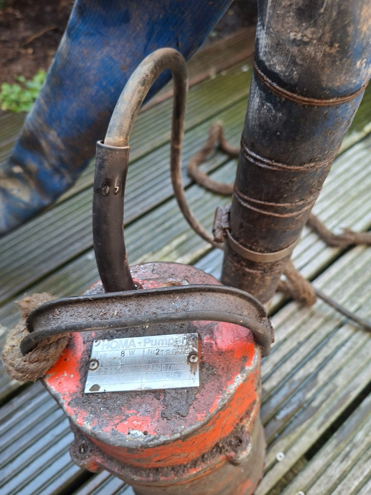 dompelpomp te koop, Ophalen, Gebruikt, Elektrisch, Dompelpomp