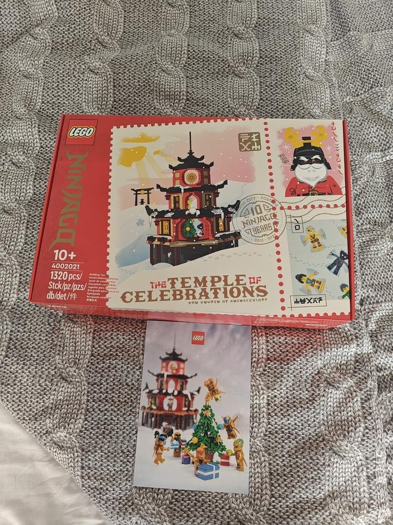 LEGO 4002021 The Temple of Celebrations + Kerstkaart, Lego, Nieuw, Ophalen of Verzenden, Compleet