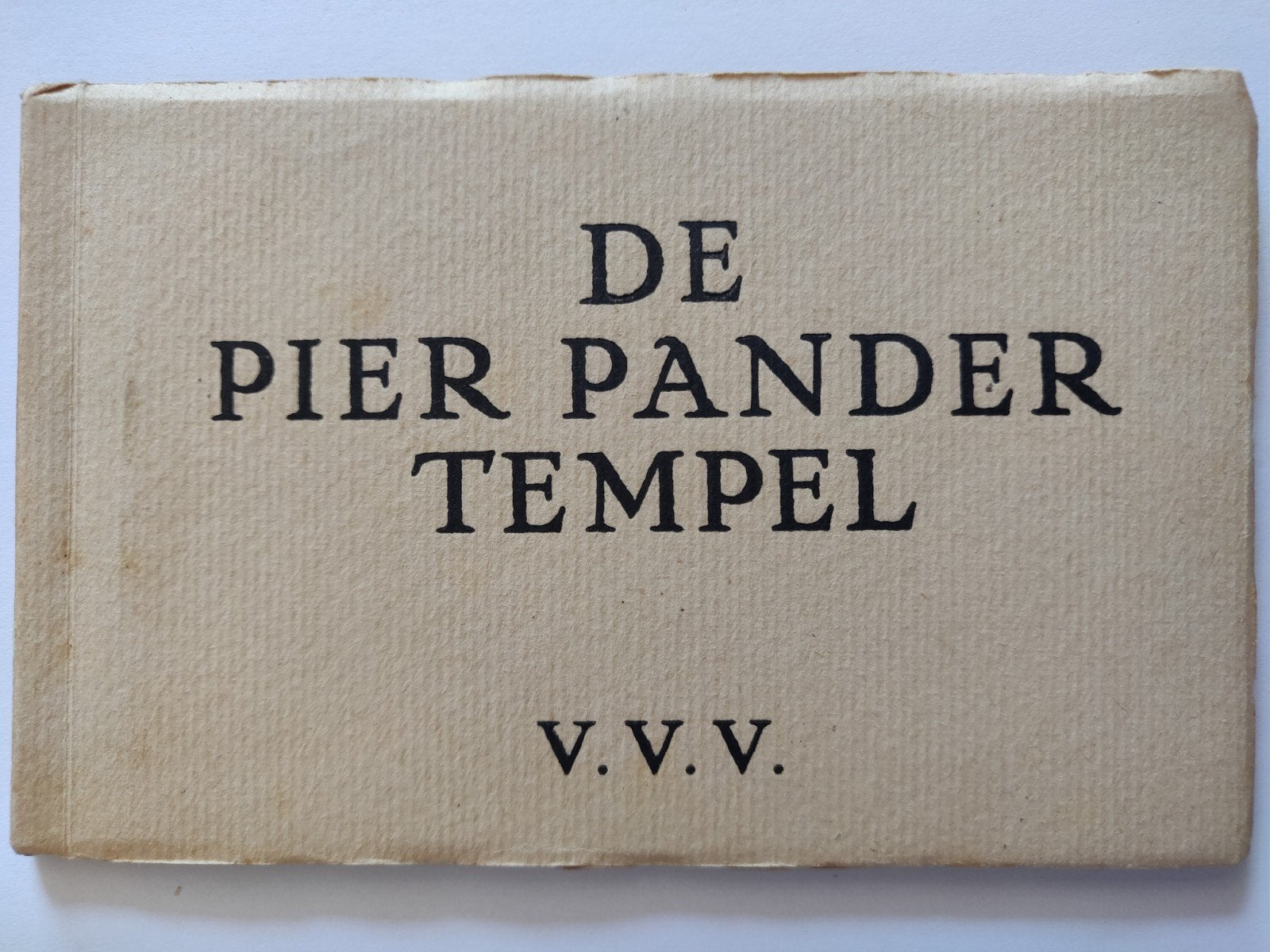 C1 Leeuwarden 10x Pier Pander Tempel, Verzamelen, Ansichtkaarten | Nederland, 1920 tot 1940, Ophalen of Verzenden
