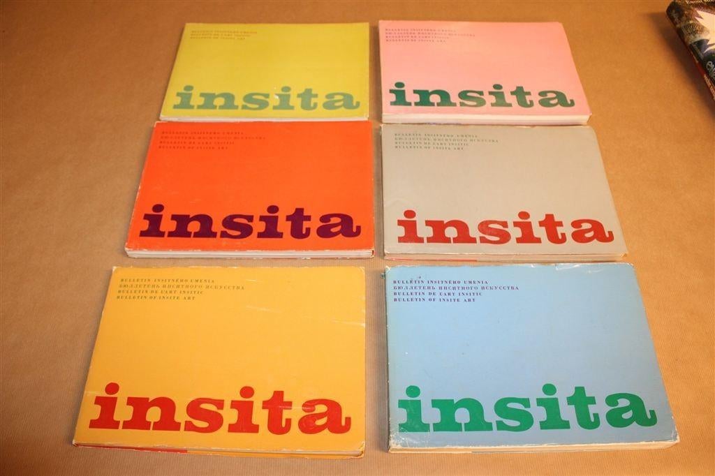 Insita —Naïeve Kunst / Outsider Art Catalogi 6 Delen 1971–73, Ophalen of Verzenden, Gelezen