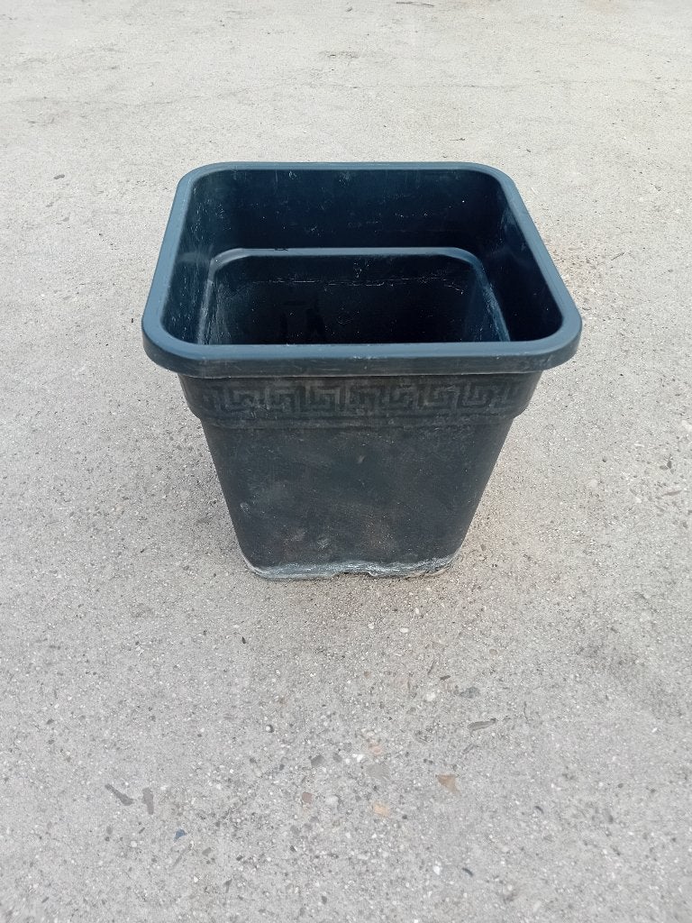 14 liter kweekpotten, Kunststof, Gebruikt, Vierkant, Minder dan 40 cm