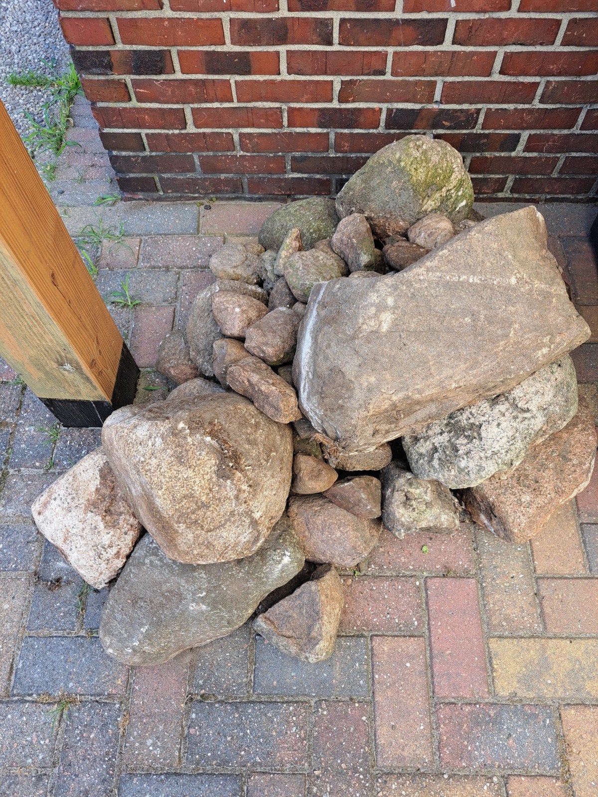 Diverse natuurstenen rotsen en keien voor tuin of decoratie, Ophalen, Overige materialen, Gebruikt, Kei