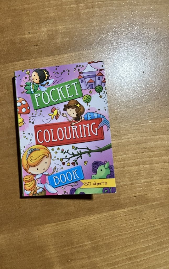 kleurboek pocket editie prinsessen, Ophalen of Verzenden, Gebruikt, Knutselen