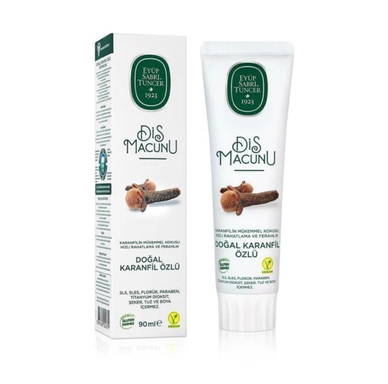 Eyüp Sabri Tuncer Kruidnagel Tandpasta - 90 ml Vegan, Ophalen of Verzenden, Nieuw, Tandpasta
