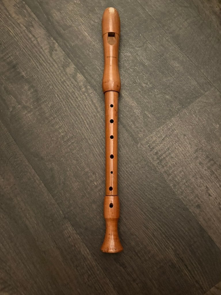 Houten blokfluit - merk Mollenhauer, Muziek en Instrumenten, Blaasinstrumenten | Blokfluiten, Ophalen, Gebruikt, Overige typen