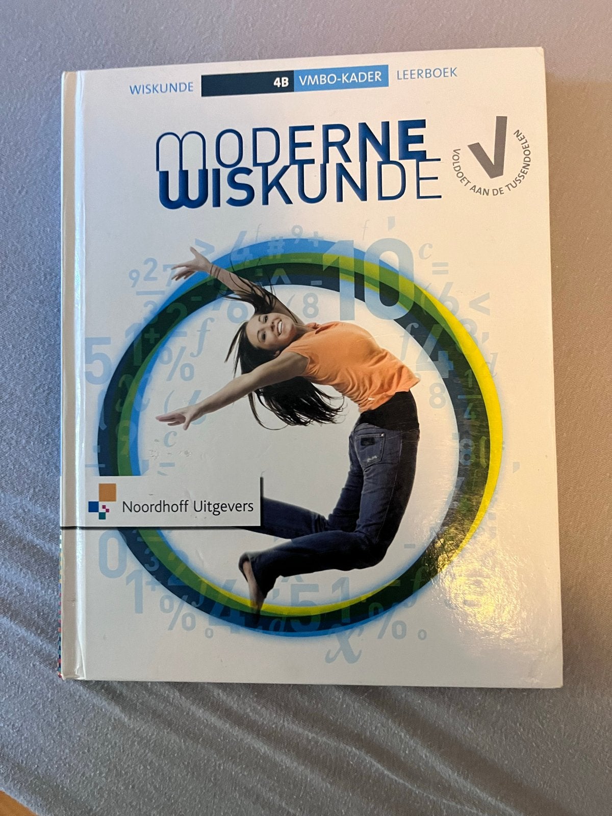 Moderne Wiskunde 4B VMBO-Kader Leerboek Noordhoff, Ophalen of Verzenden, Gelezen, VMBO, Wiskunde A