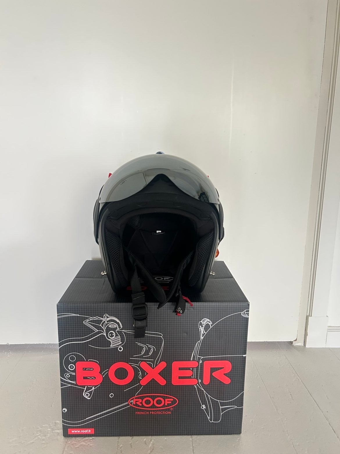 boxer helm v8 maat L, Motoren, Ophalen, Tweedehands, Systeemhelm, Overige merken