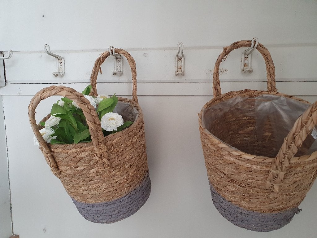 Bloempot mand, *, Overige materialen, *, Rond