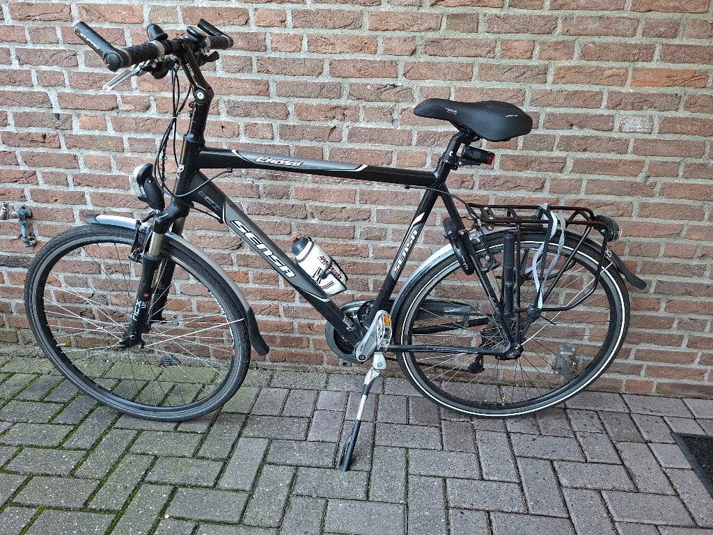Sensa herenfiets maat 61, Gebruikt, Velgrem, Versnellingen, 57 tot 61 cm