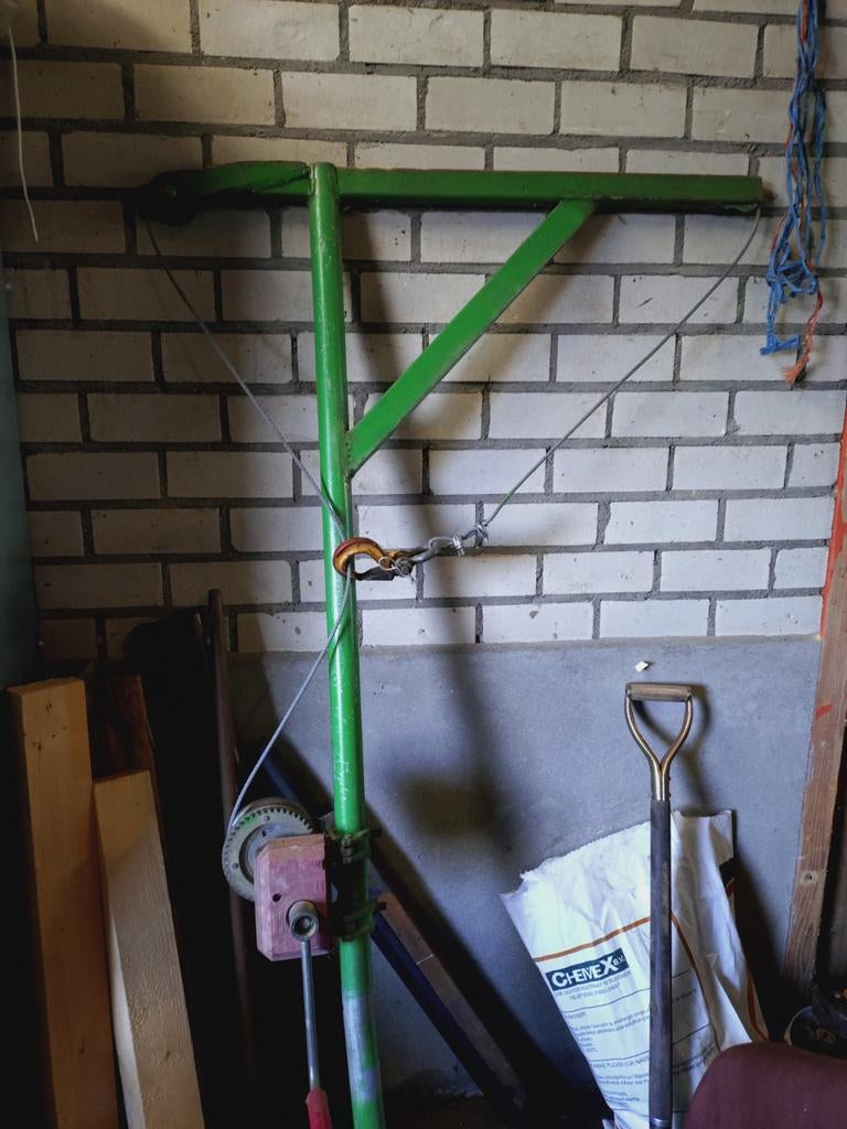 Steiger takel  hand takel liertakel, Ophalen, Gebruikt, Handmatig