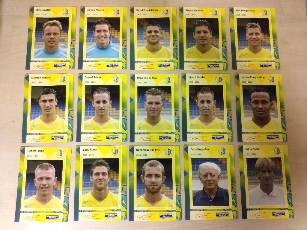 Diverse spelerskaarten RKC 2005-2006, Ophalen of Verzenden, Zo goed als nieuw, Overige binnenlandse clubs, Spelerskaart