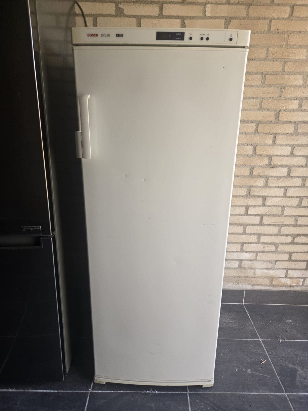 Bosch Diepvrieskast - Wit en Goed Werkend, Gebruikt, Minder dan 60 cm, 160 cm of meer, Vrijstaand