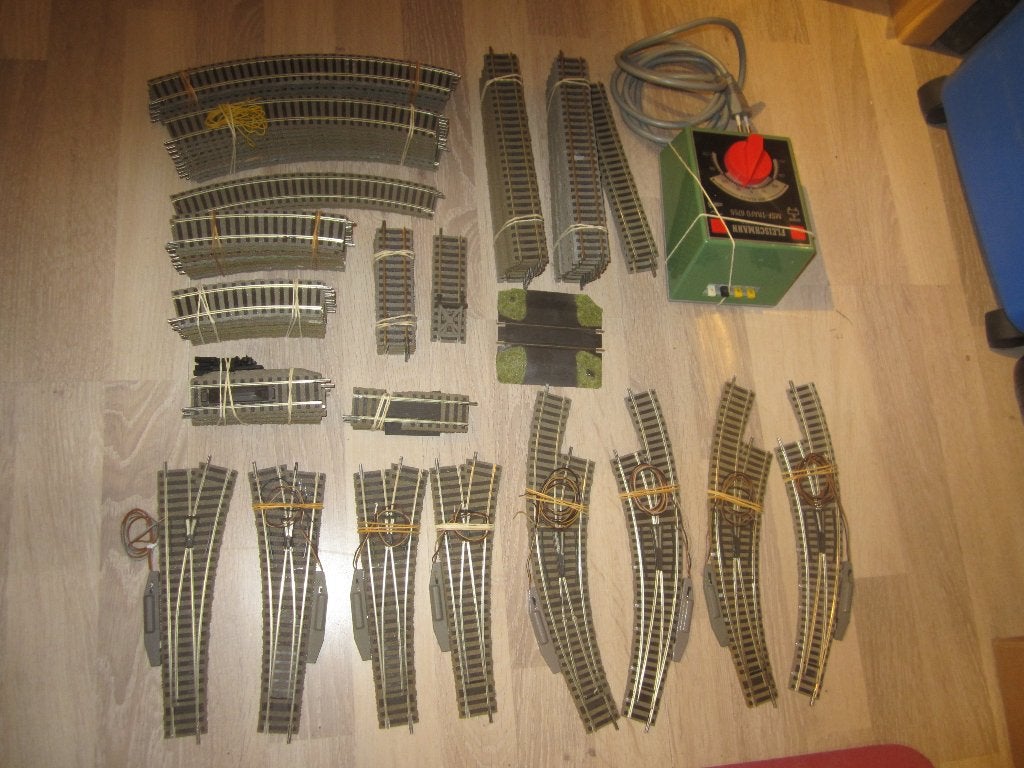 fleischmann Ho profi rails set B-keus, Gebruikt, Gelijkstroom, Fleischmann, Rails