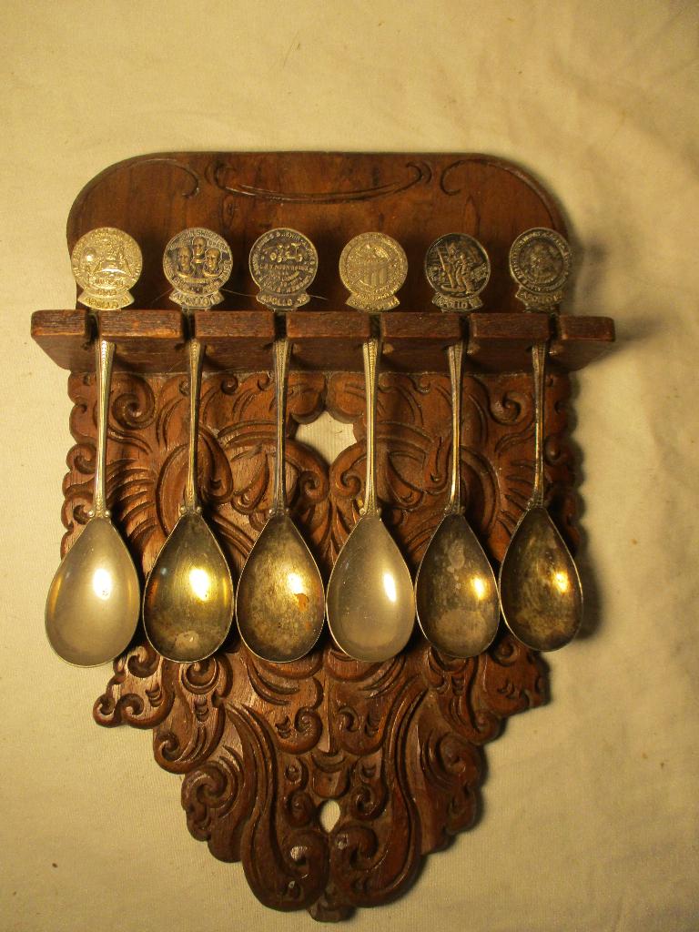 setje lepeltjes van de ruimtevaart jaren 60-70, Ophalen of Verzenden