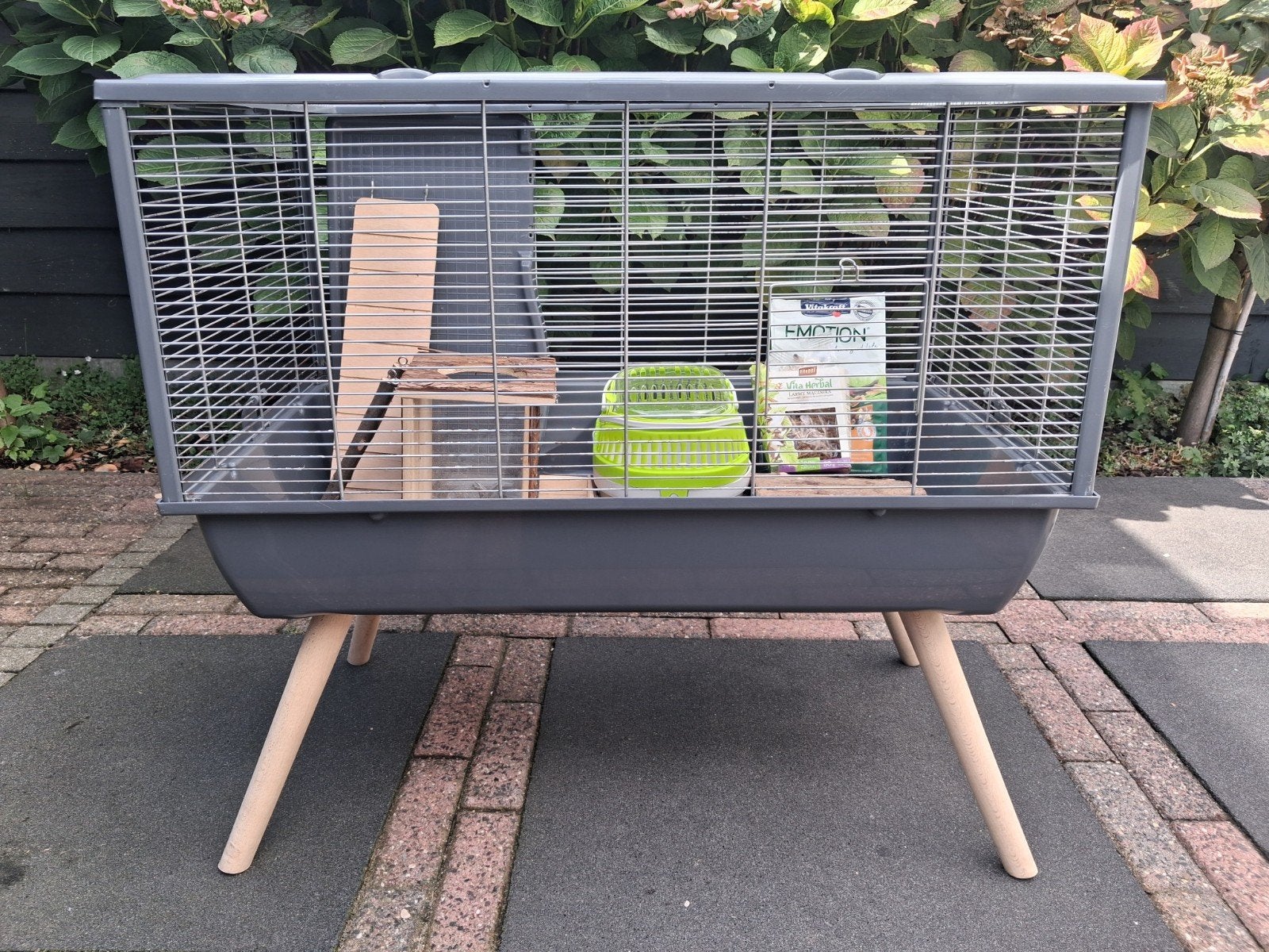 Hamster kooi grijs, Dieren en Toebehoren, Ophalen, Gebruikt, Metaal, Overige typen