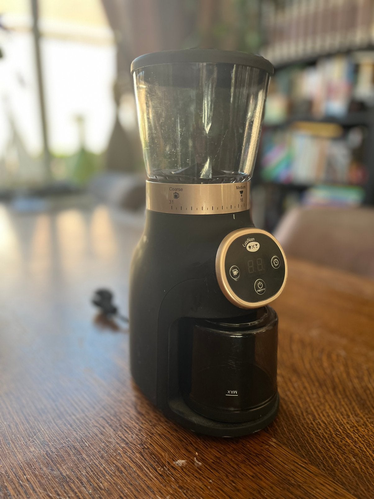 Ongebruikte elektrische koffiemolen te koop, Ophalen of Verzenden, Zo goed als nieuw