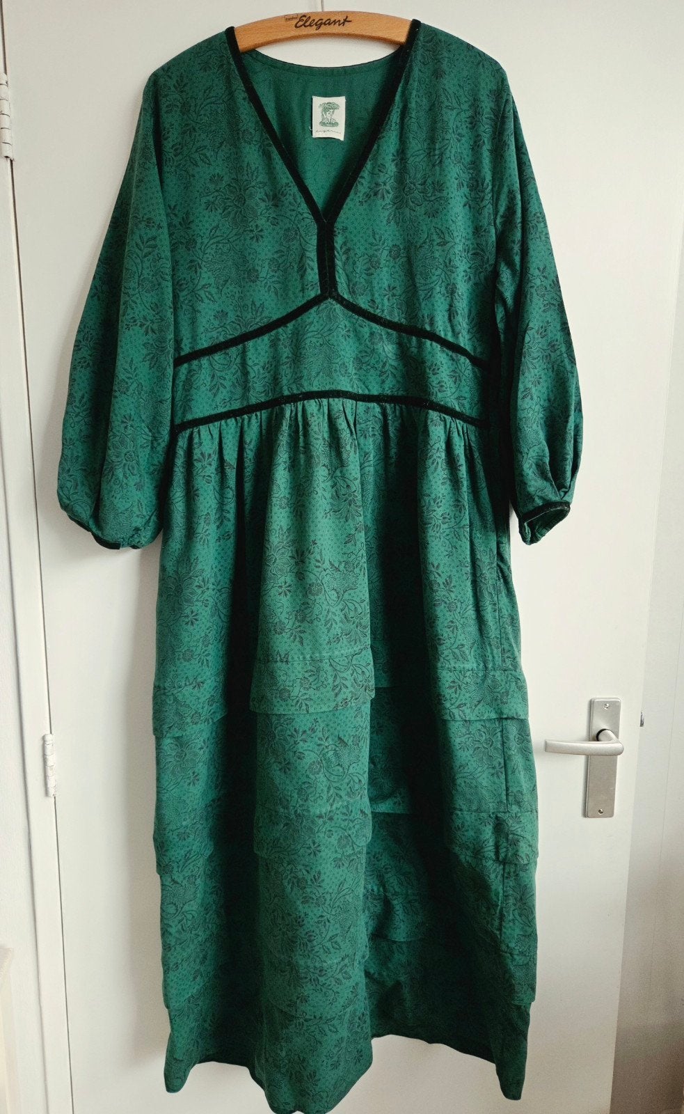 Enkellange jurk met stroken, maat xl, in uitstekende st, Maat 46/48 (XL) of groter, Ophalen of Verzenden, Zo goed als nieuw, Daydress