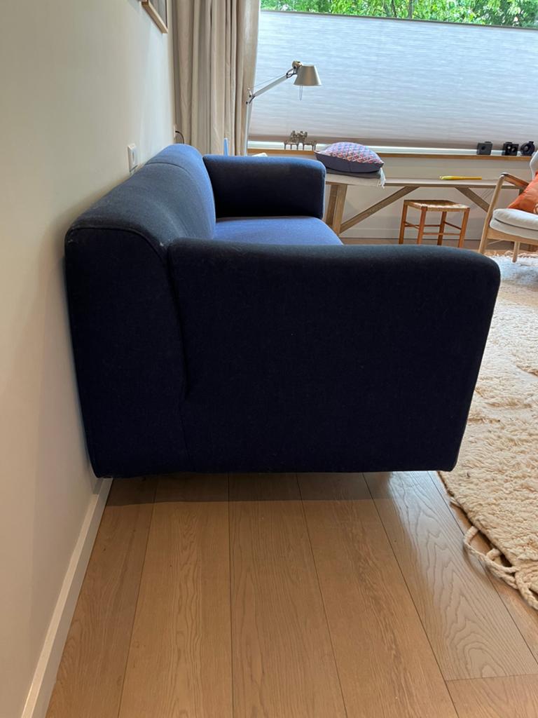 Bank Cassina Met 220 cm, Huis en Inrichting, Modern design, Gebruikt, Driepersoons, 75 tot 100 cm
