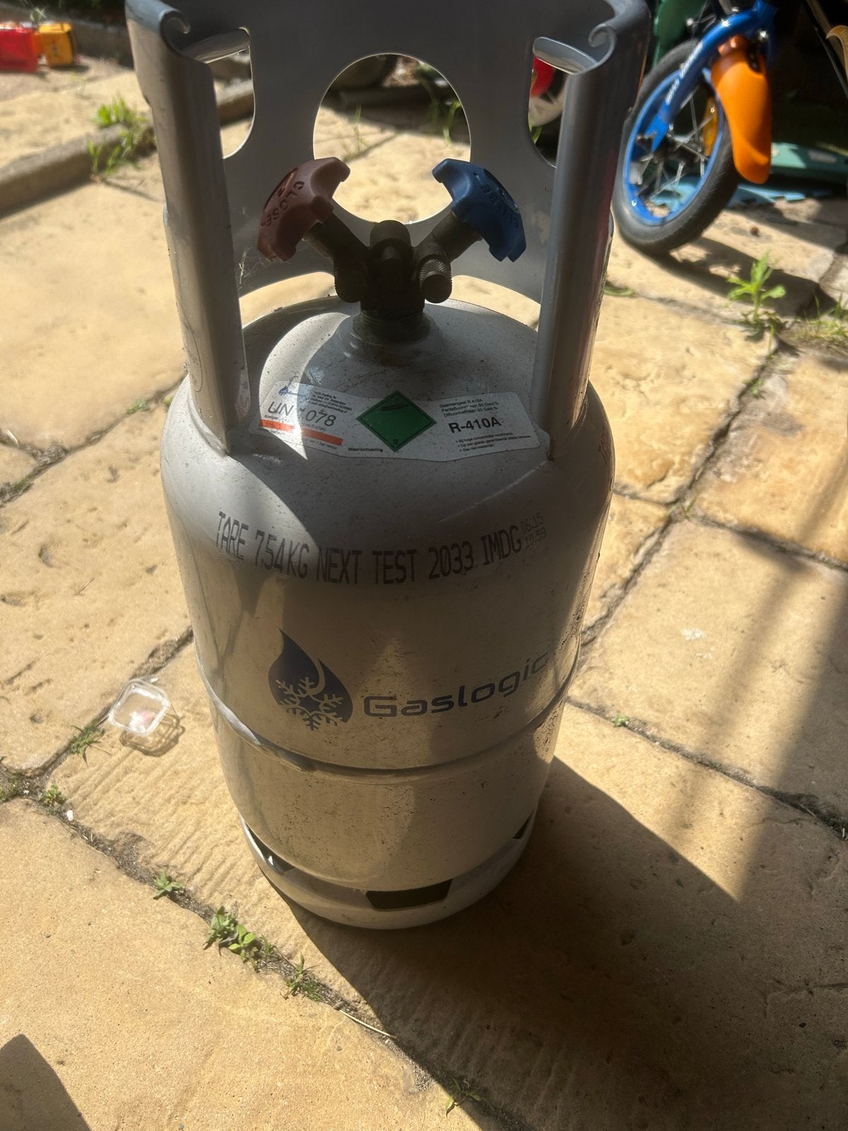 Diverse koelgasflessen (R-410A, R-32, CO2) te koop, Gebruikt, Minder dan 60 m³, Ophalen of Verzenden, Wandairco