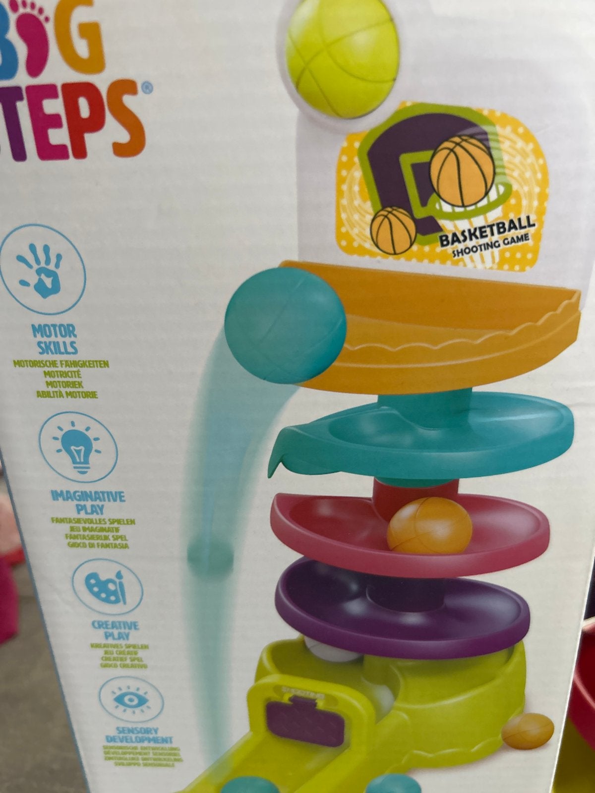 Big Steps Basketbal Schietspel - Motorische Vaardigheden, Ophalen, Gebruikt, Overige typen
