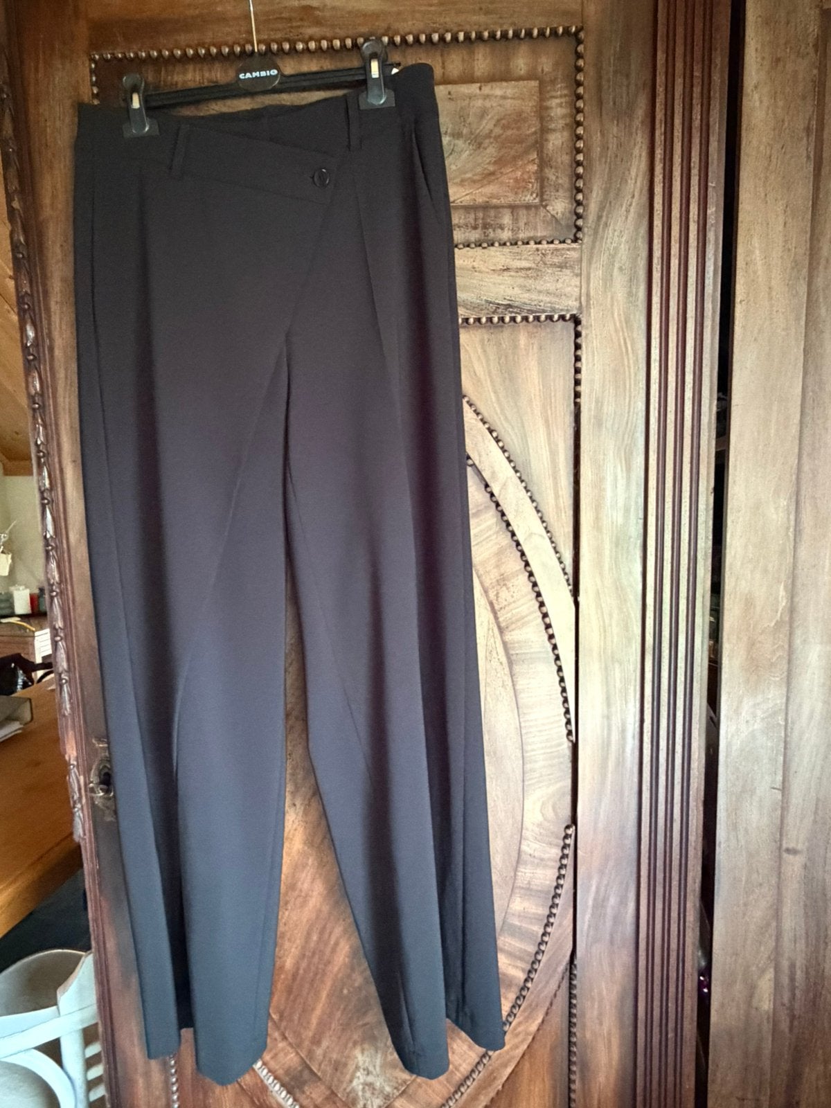 Noeuwe zwarte broek van Cambio., Maat 38/40 (M), Zwart, Nieuw, Ophalen of Verzenden