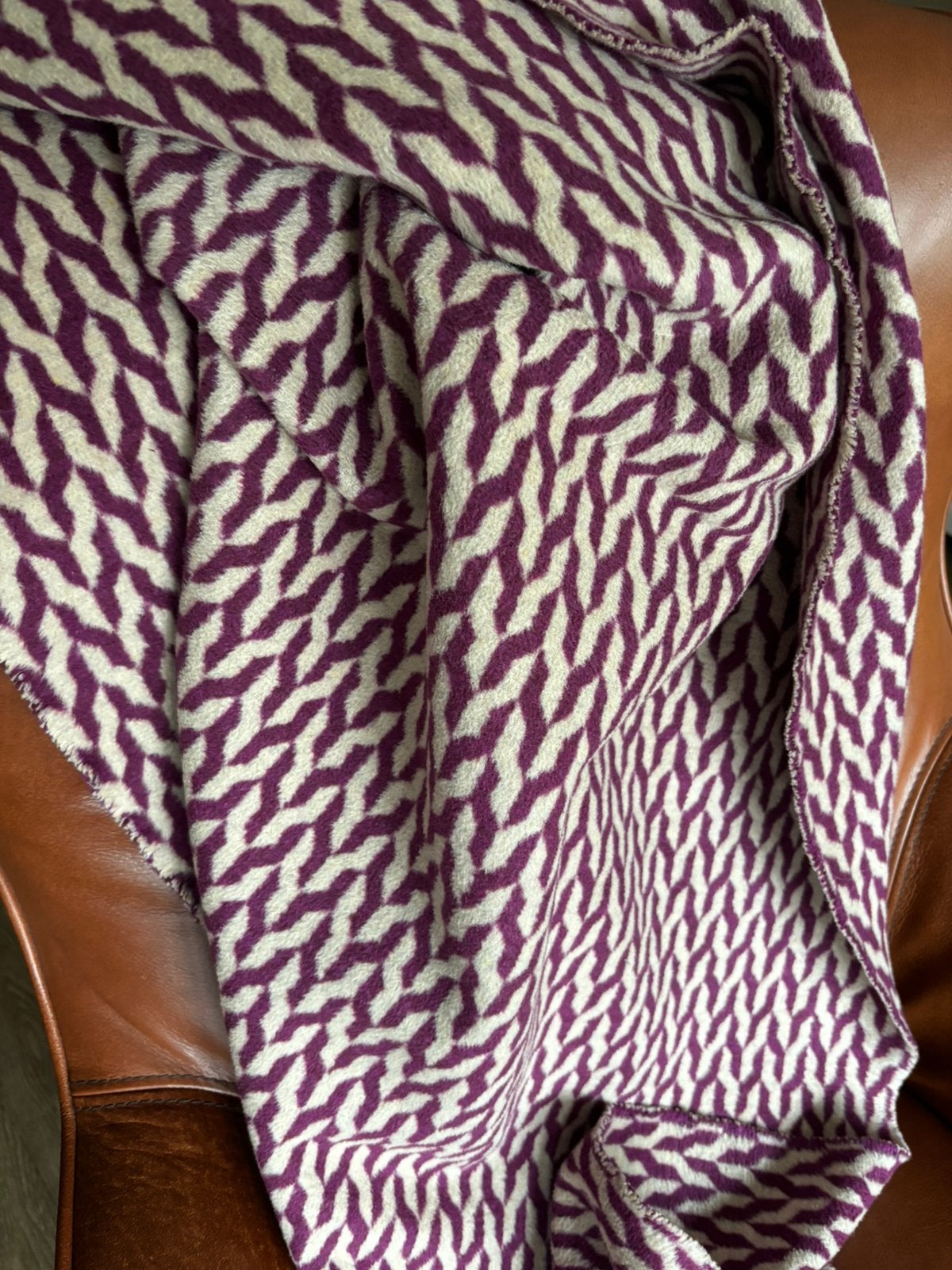 Claudi plaid, Katoen, Rood, Verzenden, 200 cm