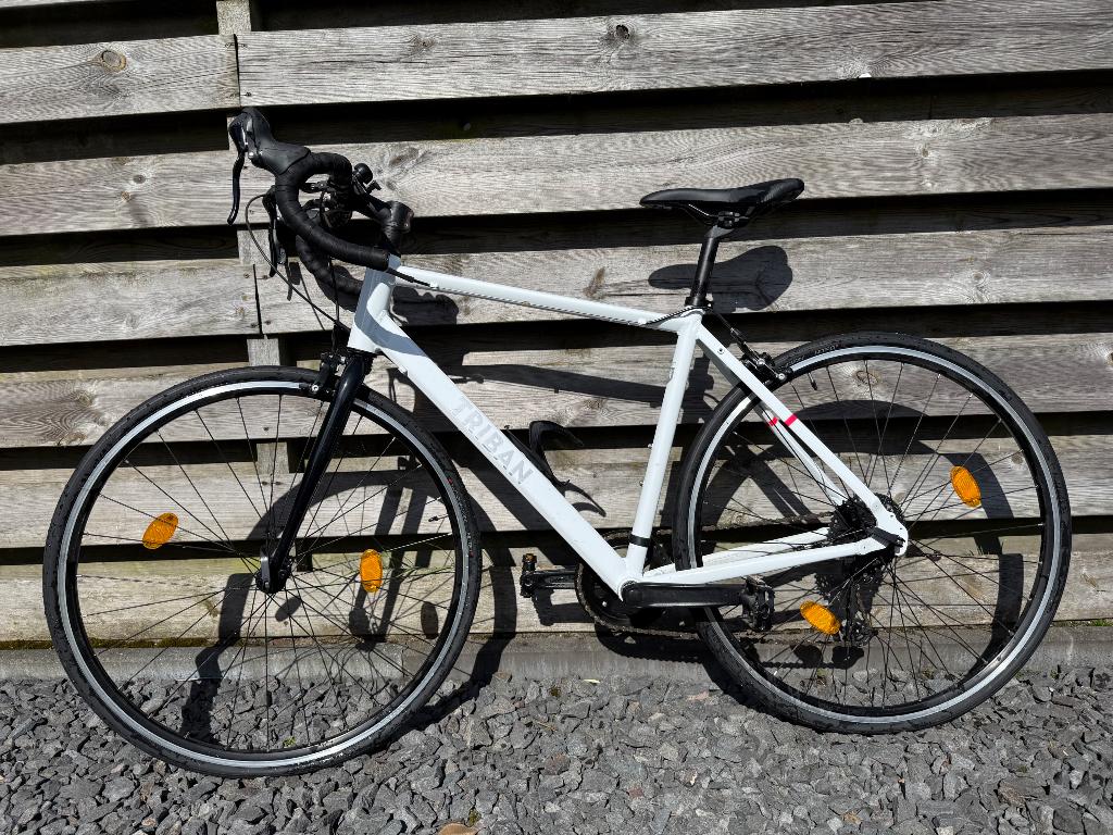 Racefiets Triban women incl. kleding en accessoires, Minder dan 10 versnellingen, Aluminium, 49 tot 53 cm, Zo goed als nieuw