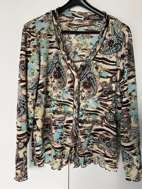 ZGAN: vestje/blouse GERRY WEBER maat 46, Ophalen, Overige kleuren, Maat 46/48 (XL) of groter, Zo goed als nieuw