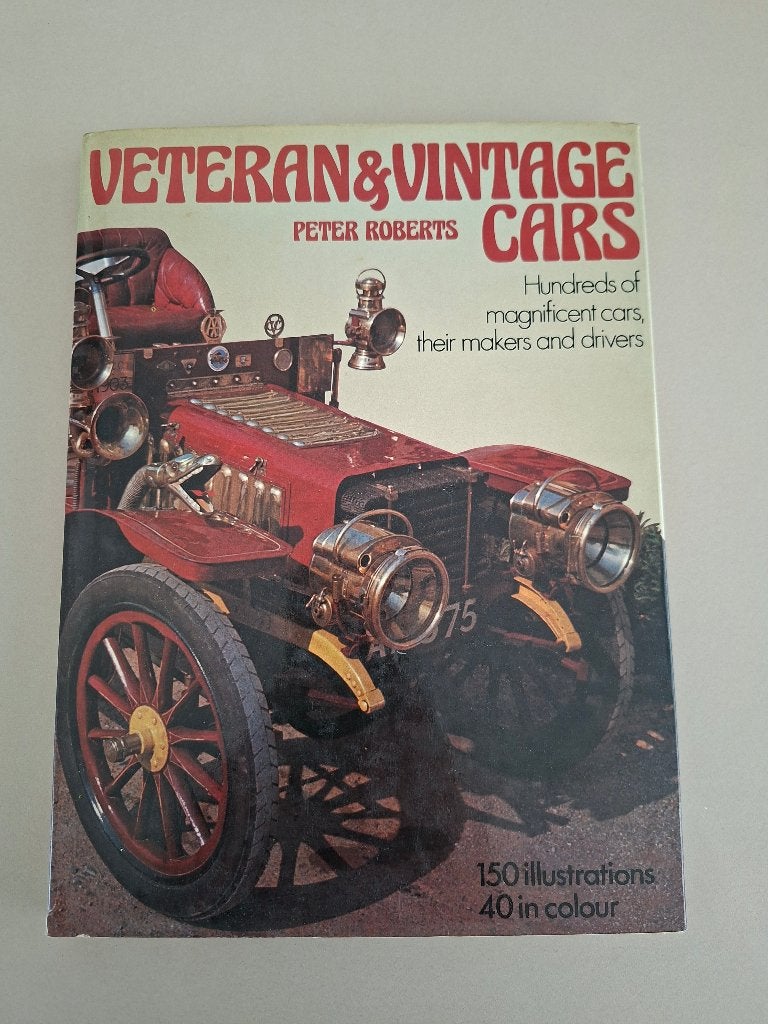AUTOBOEK VETERAN & VINTAGE CARS van PETER ROBERTS, Boeken, Gelezen, Algemeen, Peter Roberts, Ophalen of Verzenden