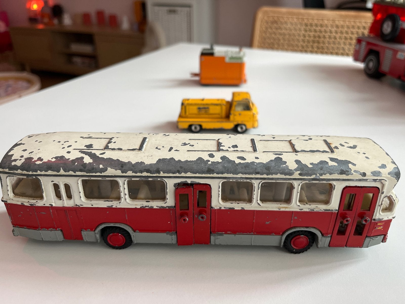 Vintage Lion-Toys DAF Citybus No. 38 - Made in Holland, Ophalen of Verzenden, Gebruikt