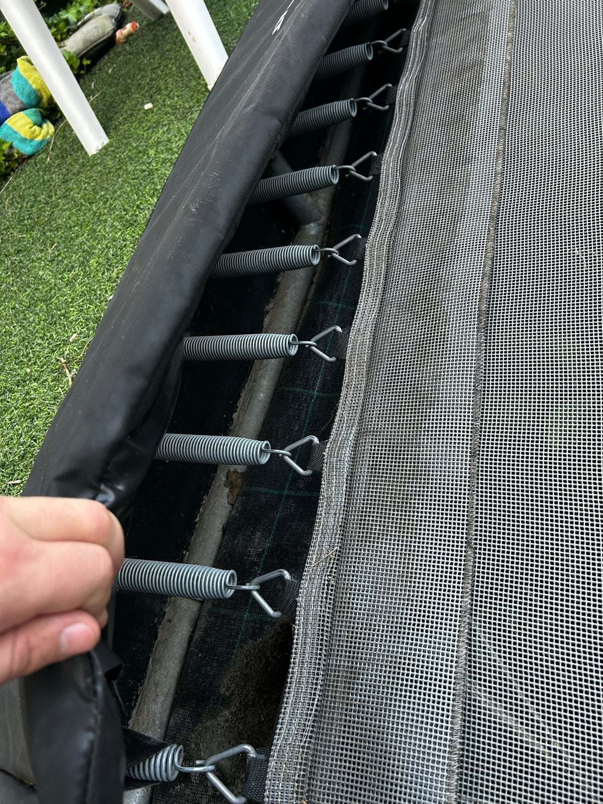 Tantum Freerunning Trampoline 430x305, Ophalen, Gebruikt