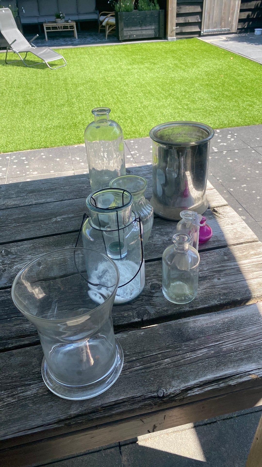 Gratis vazen, Verzamelen, Glas en Borrelglaasjes, Ophalen, Gebruikt