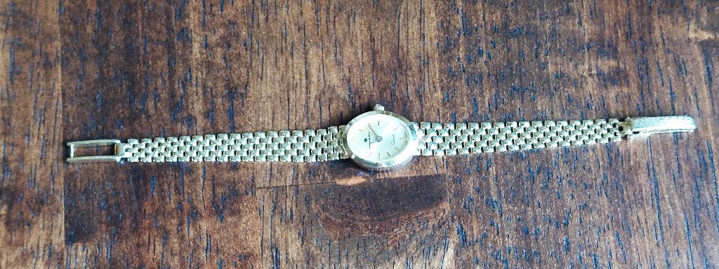 14 karaat gouden dameshorloge, Sieraden, Tassen en Uiterlijk, Overige merken, Polshorloge, Ophalen of Verzenden, Zo goed als nieuw