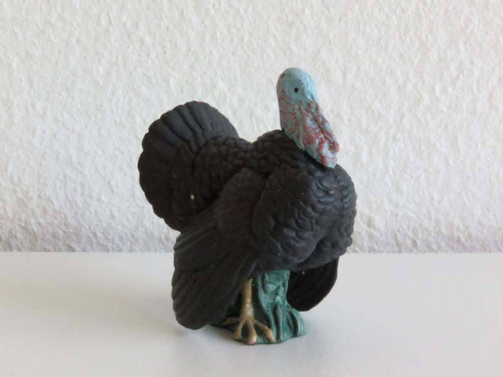 Schleich kalkoen 13136 uit 1999, Ophalen of Verzenden, Zo goed als nieuw, Vogel, Beeldje of Figuurtje