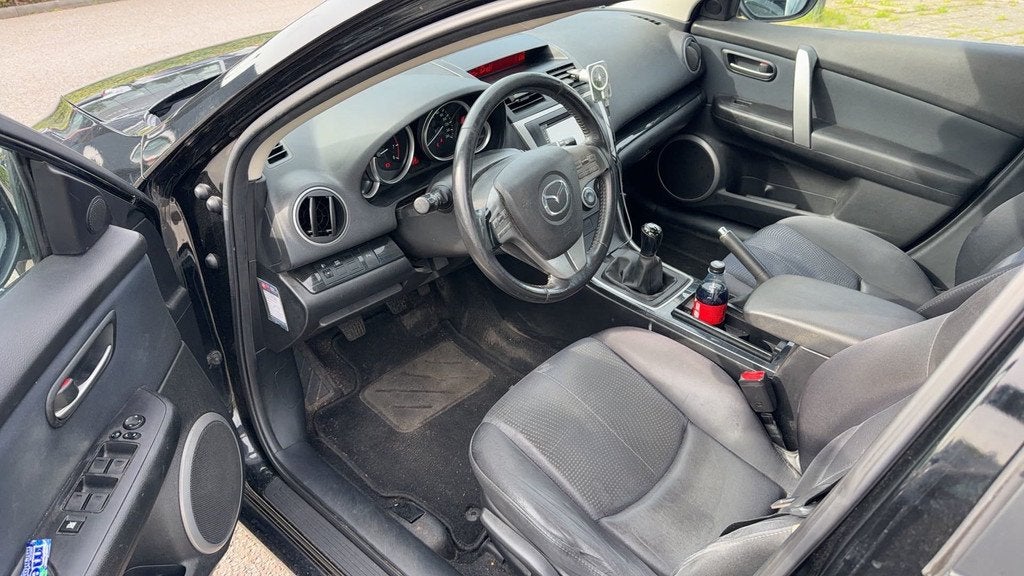 Mazda 6 1.8 Touring 120pk 5-deurs Nw. Model Clima Cruise Tre, Voorwielaandrijving, Stof, Gebruikt, 4 cilinders