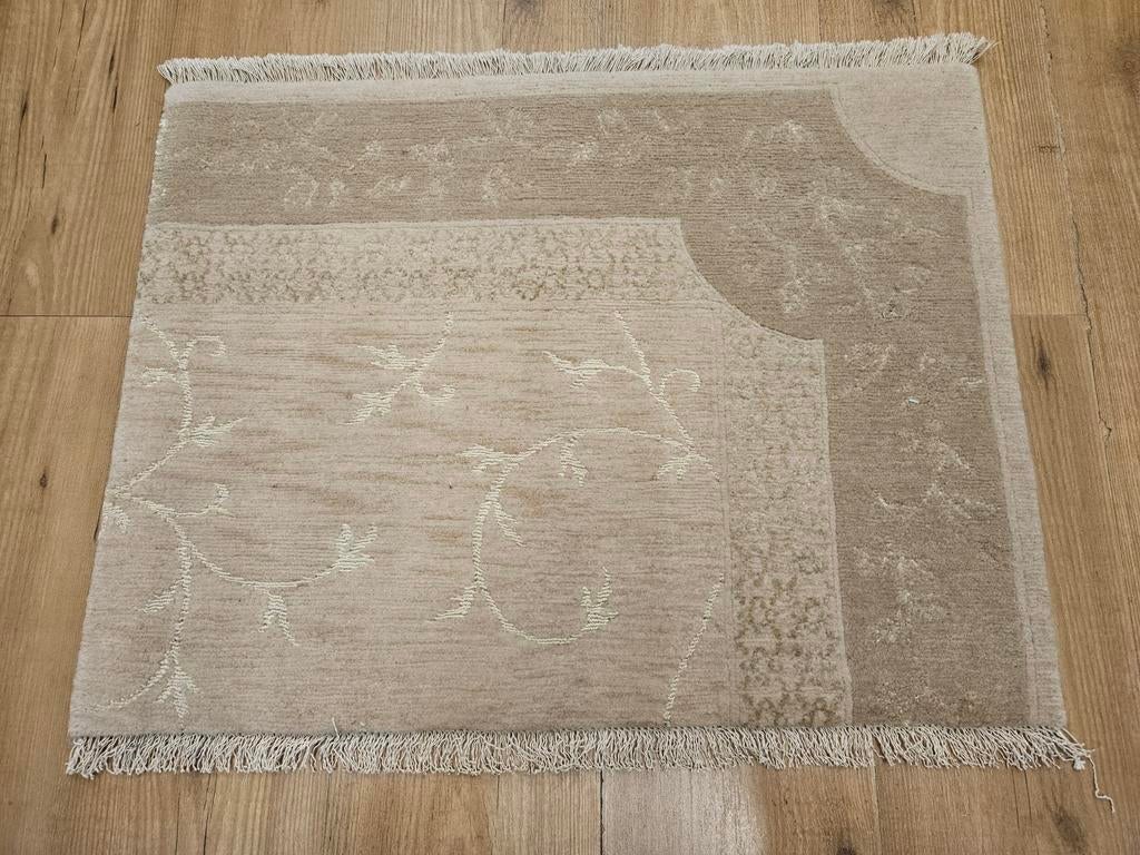 Handgeknoopt oosters tapijt modern 54x70