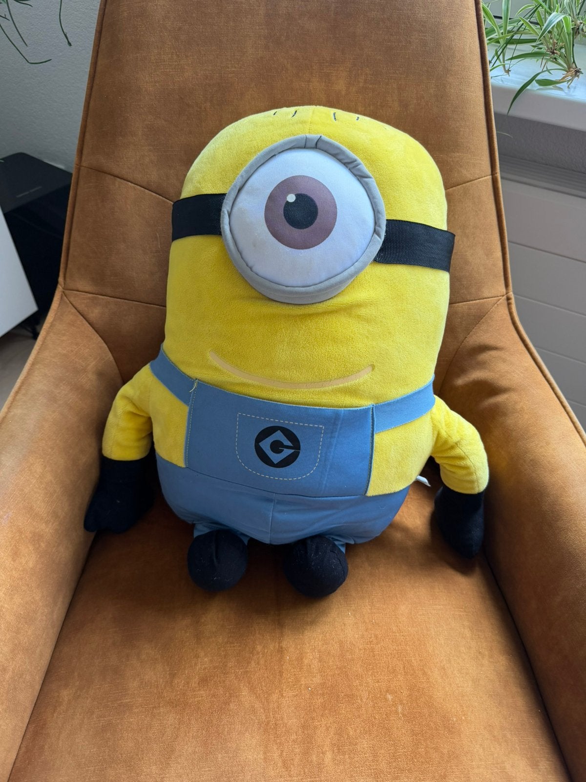 Minion knuffel ca 50 cm, Ophalen, Zo goed als nieuw, Overige typen, Middelgroot (20 tot 80 cm)