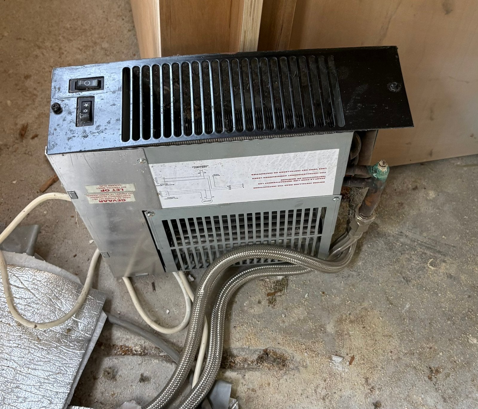 Plint verwarming KSU 500-G NL, Ophalen
