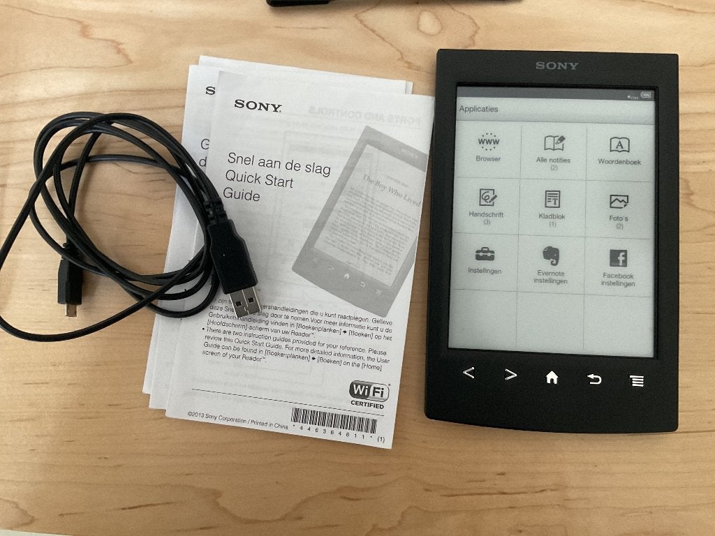 Sony e-reader PRS-2TN, Verzenden, Zo goed als nieuw, 4 GB of minder, Sony
